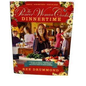 Pioneer Women Cooks Dinnertime Autographed Cookbook by Ree Drummond